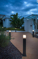 GRAFIT 60 Outdoor floor lamp, TC-DSE, IP44, anthracite, energy-saving bulb, dimensions L/W/H 12/12/60 cm, maximum wattage: 11 W