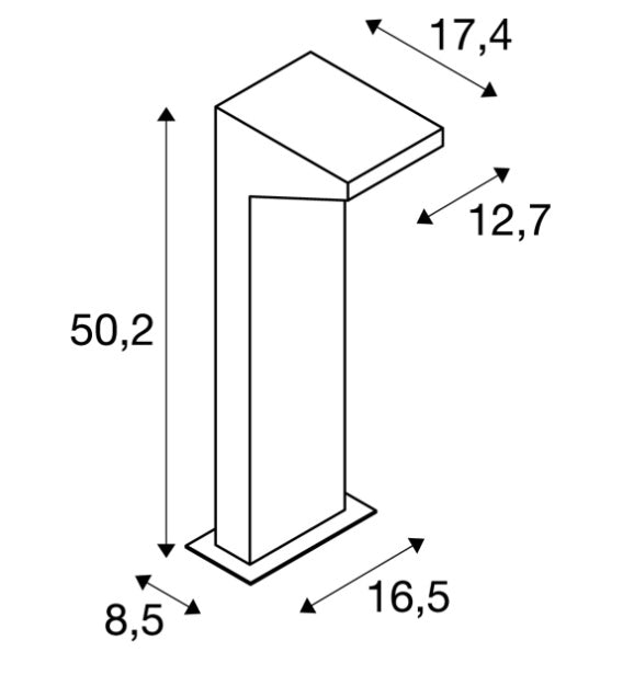 4,5W(400Lm) IPERI 50 48 LED pinnapealne aiavalgusti, IP44, IK02, matt antratsiit, neutraalne valge 4000K