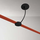 Infällt montage och strömanslutning för magnetband D55mm, DC:48V svart, IP20, V-TAC