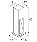 9W(330Lm) ARROCK STONE surface-mounted LED luminaire, granite, IP55, IK02, warm white light 3000K