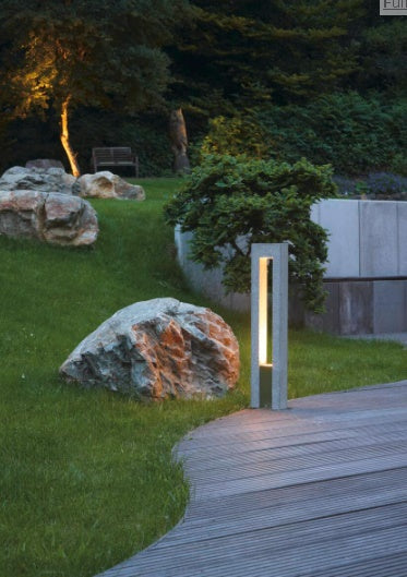 MAX 35W GU10 ARROCK ARC surface-mounted LED luminaire, granite, IP44, IK02