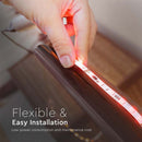 13W 24V 60 LED SMD5050 Lentes komplekts 5m ar 1 Wi-Fi un Bluetooth kontrolieri,  Magic Home Pro, IP20, V-TAC, RGB krāsains