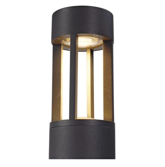 4.5W(200Lm) SLOTS 65 surface-mounted LED luminaire, anthracite, IP44, warm white light 3000K