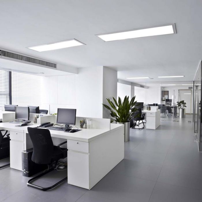 40W(4800Lm) LED panelis  1195x295x30mm, V-TAC, IP20, garantija 5 gadi, auksti balta gaisma 6500K, komplektā ar barošanās bloku
