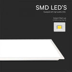 40W(4800Lm) LED panelis  1195x295x30mm, V-TAC, IP20, garantija 5 gadi, auksti balta gaisma 6500K, komplektā ar barošanās bloku