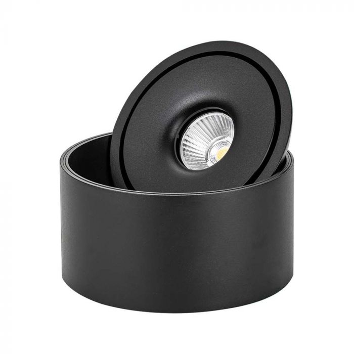 Потолочный светодиодный светильник 20W(1408Lm) COB, V-TAC, круглый, черный, 3IN1