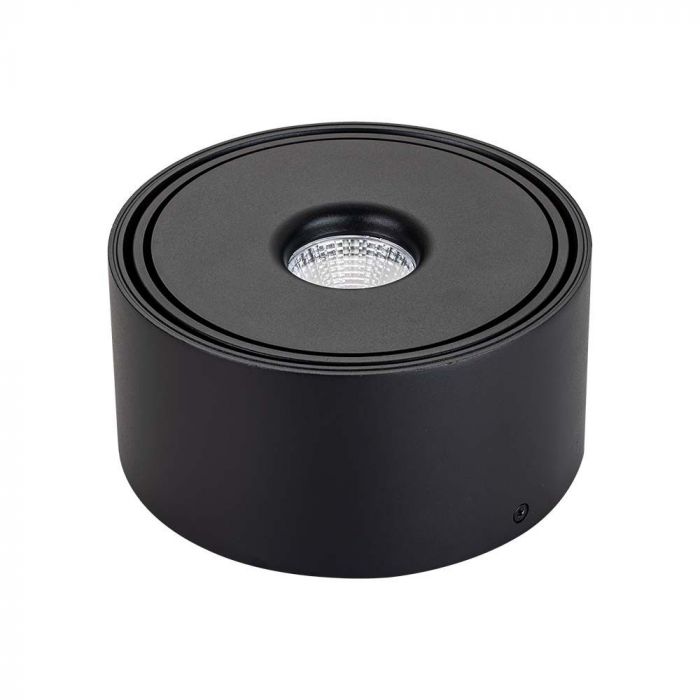 Потолочный светильник 30W(2500Lm) COB LED, V-TAC, круглый, черный, 3IN1