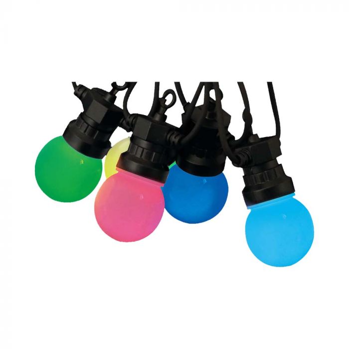 13m string of 15 G50 0.5W(30Lm) RGB bulbs