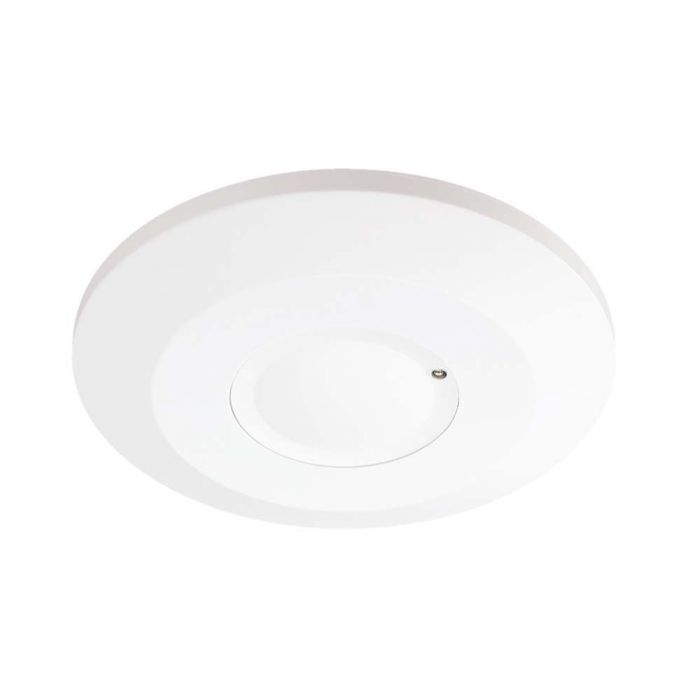 1000W mikroviļņu kustību sensors,  Max 2000W, 360°, balts, IP20, V-TAC, balts