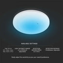 1000W microwave motion sensor, Max 2000W, 360°, white, IP20, V-TAC, white