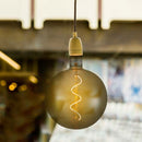 E27 4W(120Lm) LED Spuldze Filament Smoky, G200S, V-TAC, IP20, Silti balta gaisma 2700K