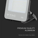50W(6750Lm) 135LM/W LED CREE prožektors bez kustību sensora, V-TAC, IP65, garantija 6 gadi, melns korpuss ar pelēku stiklu, silti balta gaisma 3000K