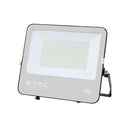 150W(20250Lm) LED prožektors, V-TAC VT-44153, CREE SMD, IP65, IK05, melns korpuss ar pelēku stiklu, 331x47x278mm, 220–240V, 115°, 135Lm/W, 1m kabelis, 6 gadu garantija, auksti balta gaisma 6500K