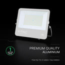 150W(20250Lm) LED prožektors, V-TAC VT-44153, CREE SMD, IP65, IK05, melns korpuss ar pelēku stiklu, 331x47x278mm, 220–240V, 115°, 135Lm/W, 1m kabelis, 6 gadu garantija, auksti balta gaisma 6500K