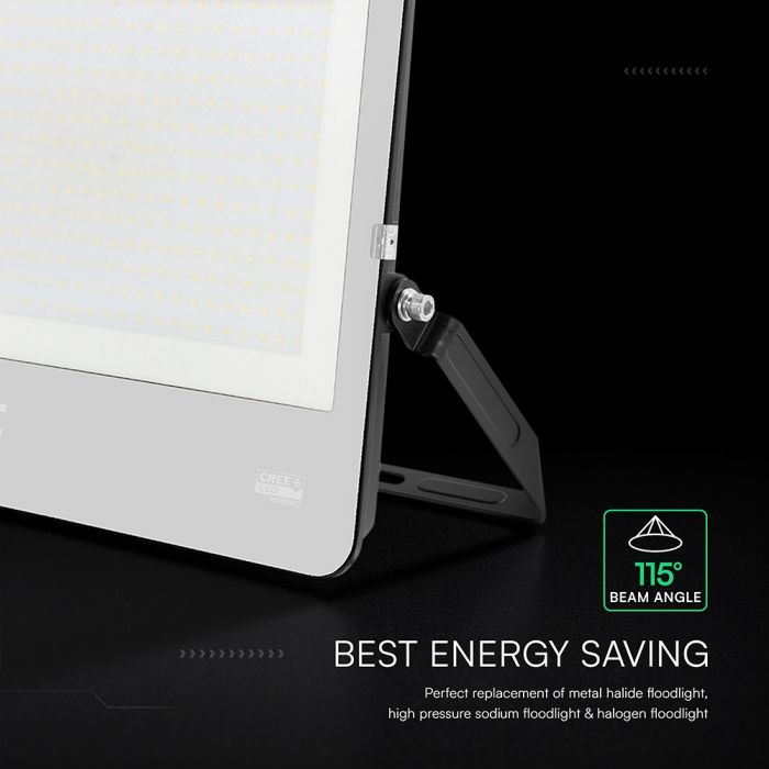 300W(40500Lm) LED CREE prožektors bez kustību sensora, V-TAC, IP65, IK05, auksti balta gaisma 6500K