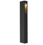 Накладной светодиодный светильник 8W(160Lm) SLOTBOX 70, антрацит, IP44, IK04, теплый белый свет 3000K