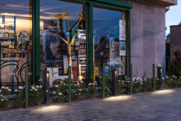 8W(160Lm) SLOTBOX 70 surface-mounted LED luminaire, anthracite, IP44, IK04, warm white light 3000K