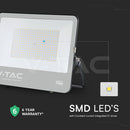 200W (27000Lm) LED-valgusti ilma liikumisandurita, V-TAC, IP65, must, jaheda valge 6500K