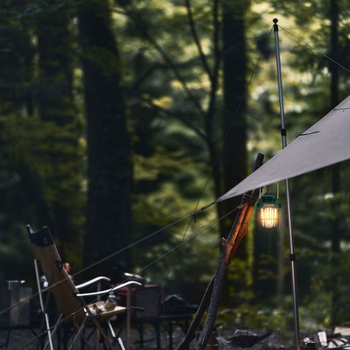 5W(230Lm) LED kempinga lukturis, IP44, zaļš,  147x100x207mm,  2700K+6500K