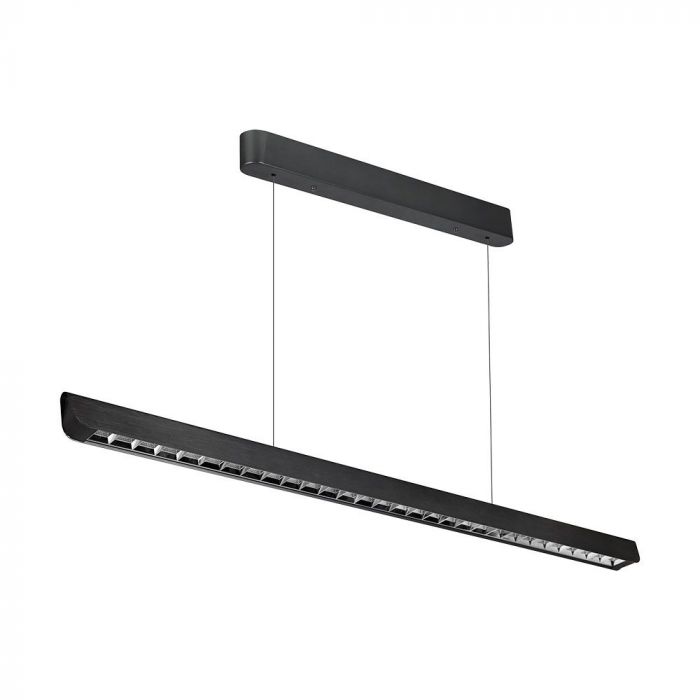 36W(2880Lm) LED linjär armatur, V-TAC SAMSUNG, IP20, svart, 3IN1, LIFUD strömförsörjning