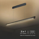 36W(2880Lm) LED lineaarne valgusti, V-TAC SAMSUNG, IP20, must, 3IN1, LIFUD toiteallikas