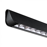 36W(2880Lm) LED linjär armatur, V-TAC SAMSUNG, IP20, svart, 3IN1, LIFUD strömförsörjning