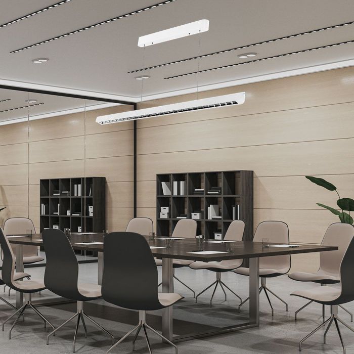 Линейный светодиодный светильник 36W(2880Lm), V-TAC SAMSUNG, IP20, белый, 3IN1, блок питания LIFUD