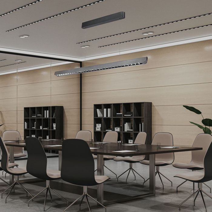 36W(2880Lm) LED lineaarne valgusti, V-TAC SAMSUNG, IP20, hall, 3IN1, LIFUD toiteallikas