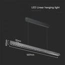 36W(2880Lm) LED lineaarne valgusti, V-TAC SAMSUNG, IP20, hall, 3IN1, LIFUD toiteallikas