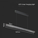 36W(2880Lm) LED lineaarne valgusti, V-TAC SAMSUNG, IP20, hall, 3IN1, LIFUD toiteallikas