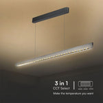 36W(2880Lm) LED lineaarne valgusti, V-TAC SAMSUNG, IP20, hall, 3IN1, LIFUD toiteallikas