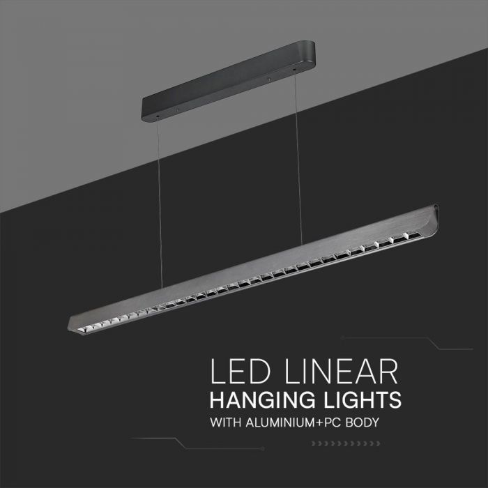 36W(2880Lm) LED lineaarne valgusti, V-TAC SAMSUNG, IP20, hall, 3IN1, LIFUD toiteallikas