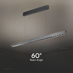 36W(2880Lm) LED lineaarne valgusti, V-TAC SAMSUNG, IP20, hall, 3IN1, LIFUD toiteallikas