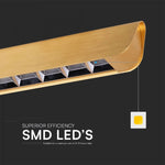 36W(2880Lm) LED lineaarne valgusti, V-TAC SAMSUNG, IP20, kuldne, 3IN1, LIFUD toiteallikas