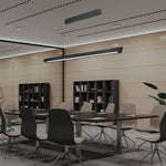36W(2880Lm) LED lineaarne valgusti, V-TAC SAMSUNG, IP20, must, 3IN1, LIFUD toiteallikas