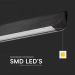 36W(2880Lm) LED lineaarne valgusti, V-TAC SAMSUNG, IP20, must, 3IN1, LIFUD toiteallikas