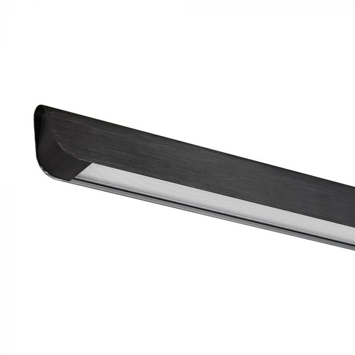 36W(2880Lm) LED lineaarne valgusti, V-TAC SAMSUNG, IP20, must, 3IN1, LIFUD toiteallikas