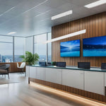 36W(2880Lm) LED lineaarne valgusti, V-TAC SAMSUNG, IP20, valge, 3IN1, LIFUD toiteallikas