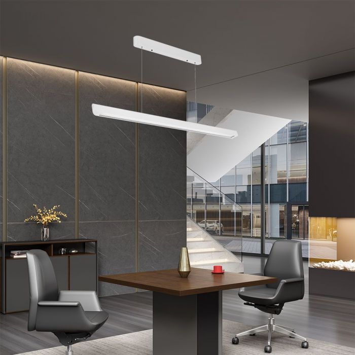 36W(2880Lm) LED lineaarne valgusti, V-TAC SAMSUNG, IP20, valge, 3IN1, LIFUD toiteallikas