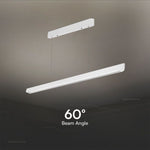 36W(2880Lm) LED lineaarne valgusti, V-TAC SAMSUNG, IP20, valge, 3IN1, LIFUD toiteallikas