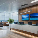 Линейный светодиодный светильник 36W(2880Lm), V-TAC SAMSUNG, IP20, серый, 3IN1, блок питания LIFUD