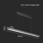 36W(2880Lm) LED lineaarne valgusti, V-TAC SAMSUNG, IP20, hall, 3IN1, LIFUD toiteallikas