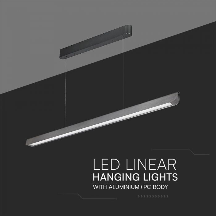 36W(2880Lm) LED lineaarne valgusti, V-TAC SAMSUNG, IP20, hall, 3IN1, LIFUD toiteallikas
