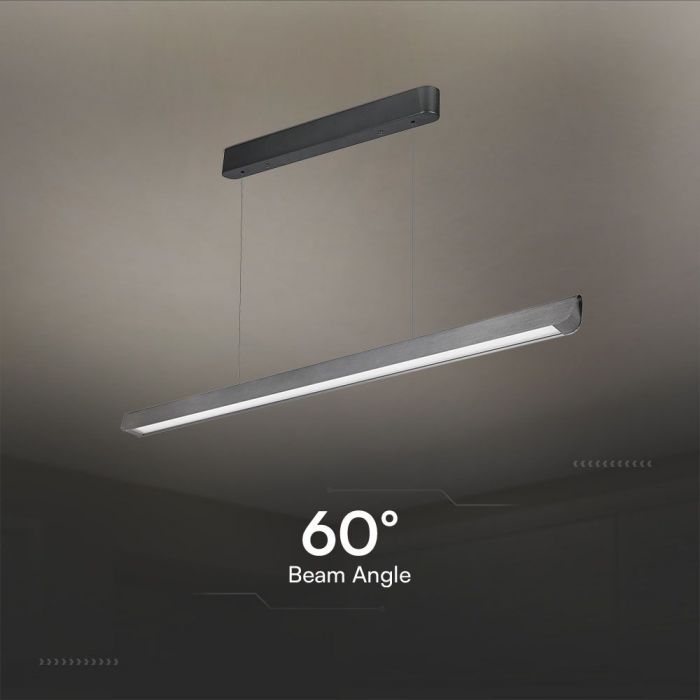 36W(2880Lm) LED lineaarne valgusti, V-TAC SAMSUNG, IP20, hall, 3IN1, LIFUD toiteallikas