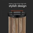 2.4W LED solārais dārza gaismeklis, V-TAC, IP65,  3.7V 2600mAh (Li(NiCoMn)O2), silti balta gaisma 3000K