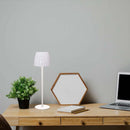 2.7W(110Lm) LED galda lampa ar skārienvadību, V-TAC, IP20, balta, dimmējama, 3IN1