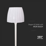 2,7W(110Lm) LED-bordslampa med touchkontroll, V-TAC, IP20, vit, dimbar, 3IN1