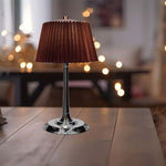 .5W(40Lm) LED galda lampa ar skārienvadību, V-TAC, IP20, brūna/hroma, dimmējama, 3IN1