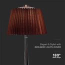 .5W(40Lm) LED table lamp with touch control, V-TAC, IP20, brown/chrome, dimmable, 3IN1