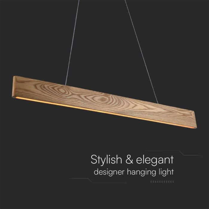 Линейный светодиодный светильник 24W(1250Lm), V-TAC, IP20, 900x1200 мм, теплый белый свет 3000K